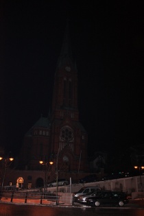 Earth Hour - mørklagt Trefoldighetskirke