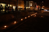 Earth Hour - mørklagt Sam Eydes plass