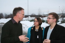  Michelsen og Eide med leder i Forum Nye Bergensbanen, Torleif Dalseide