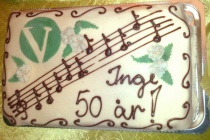  Inge Solli fikk en flott marsipankake.
