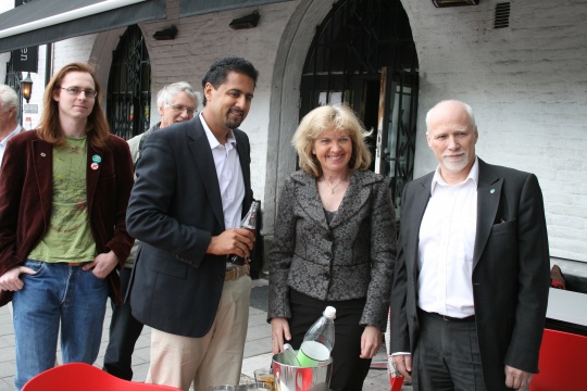 Audun Vindøy, Abid Q. Raja, Borghild Tenden og Ole Andreas Lilloe-Olsen