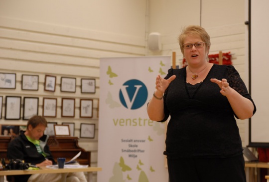  Trine Skei Grande ga råd og vink til de som skal stå på stand