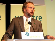  Lars Sponheim gav Venstres landsstyre en opptakt til valgkampen.