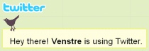 Venstre på Twitter, logo