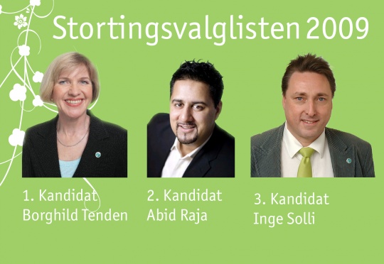  Akershus Venstres tre øverste kandidater til stortingsvalget møter.