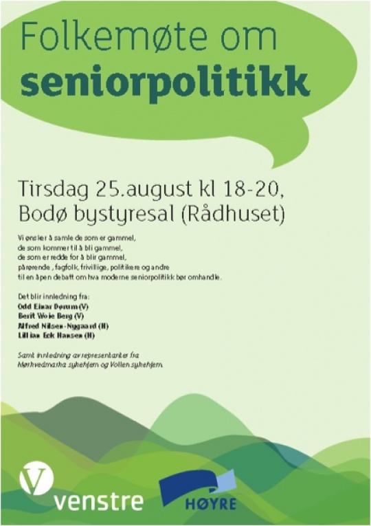 Folkemøte om Seniorpolitikk