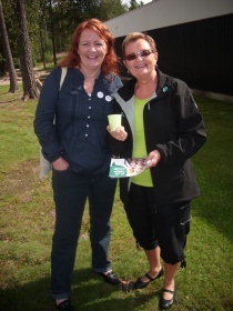 Dagrun Eriksen og Anne Margrethe Larsen.