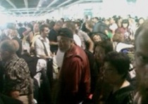 Fra evakueringen av Bangkok flyplass