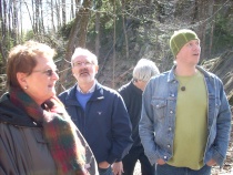 Solfjeldparken. Anne Margrethe Larsen, Gunnar Kvassheim og Tor Granerud.