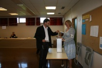 Solum Larsen valg stemme valglokale