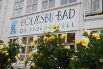 Holmsbu Bad og Fjordhotell, skilt