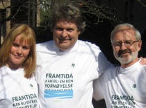  Fra v.: Alvhild Hedstein (medlem, Lavutslippsutvalget), Hallstein Bast, Gunnar Kvassheim (leder, Energi- og miljøkomiteen)