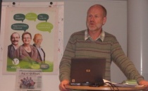Jan Kløvstad på inspirasjonssamling i Lyngdal