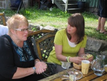 Trine Skei Grande og Elizabeth Kostova