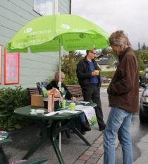 Valgkampstand i Alvdal