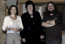 Bjørg Helene Jenssen og fylkesråd May Valle (V) på besøk i Store Studio AS i Bodø. Sjefprodusent i N