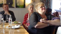  Et av bedriftebesøkene ble gjennomført hos Kaffi Kari i Ulsteinvik. 