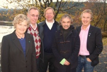 LPN-deltagere fra Ringerike: Mary Odny Gravdahl, Frode Haugset, Ole Gunnar Øhren, Olav Relling og He