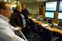 Gunnar A. Ervik, Trine Skei Grande og beredskapsleder Stig Aure