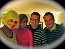 De fire på topp i Namsos Venstre - valget 2011. Fra venstre: Eivor Hagrup, Lill Therese Sandvik Solvi, Geir Olav Knappe, Arnt Ivar Jakobsen