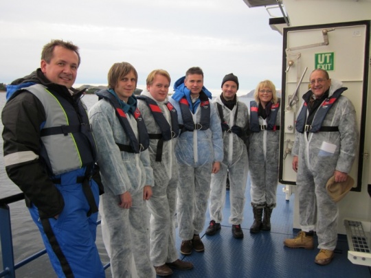 Marine Harwest sin matstasjon i Giske 