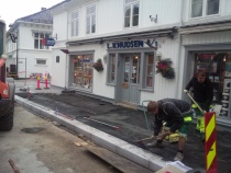 Varme i fortau