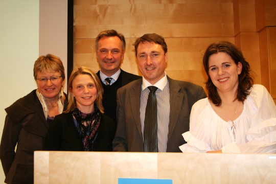Kandidater for Akershus Venstre 2011. Fra venstre: Ingvild T. Vevatne, Camilla Hille, Lars Peder Nor