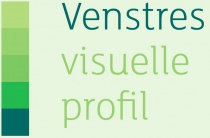 Venstre visuelle profil, logo