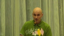 Rolf Arne Borgen fra Klæbus talerstol
