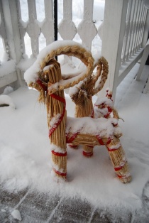 Snøbukker, halmbukker