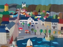 Risør Malerklubbs gave til Risør byjublieum 1973