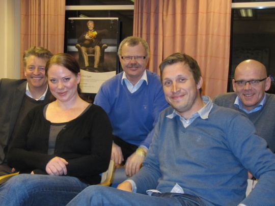 Froland - Anne Lise Guldahl og Kenneth Stømne foran, Arnt Gunnar Tønnessen, Knut Heggen og Hans Anto