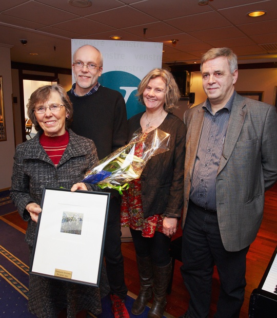 Nordland Venstre miljøpris 2011 til Aksjonsgruppen for bevaring av Rønvikjordene