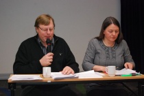 Erik Hørlûck Berg og Anne Kjersti Frøyen var møteledere.