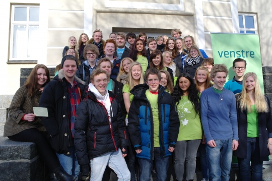  Deltagerne samlet på Mesterfjellet ungdomsskole i Larvik
