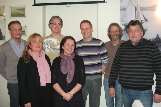  Fra v.: Klaus Olstad, Sonja Eidesmo, Trond Kjeldås, Christin Grillstad Prøis, Inge Pettersen, Pål Eggen, Thor Hallgrimsen