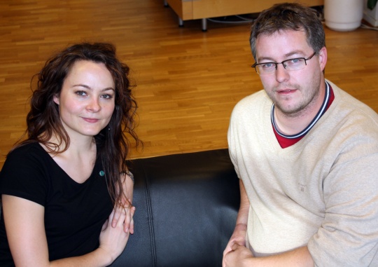  Røyken Venstre, her lokallagsleder Rebekka Borsch og gruppeleder Lasse Thue, gikk i mot det planlagte racersenter.