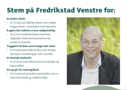 Brosjyre Fredrikstad Venstre side 2
