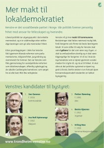 Trondheim Venstre Brosjyre