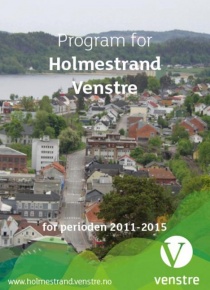 Holmestrand Venstres forside