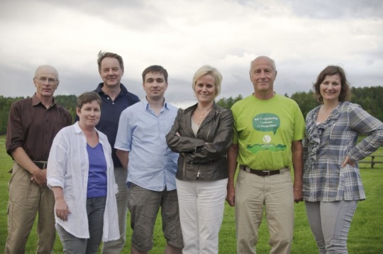 Kandidater Hurum Venstre valget 2011 . Fra venstre: Finn Dale Iversen, Merete Haug, Geir Stave, Jack Engen Nygård, Gunn-Torill Homme Mathisen, Bjørn Lindvig og Mari Myhrene.