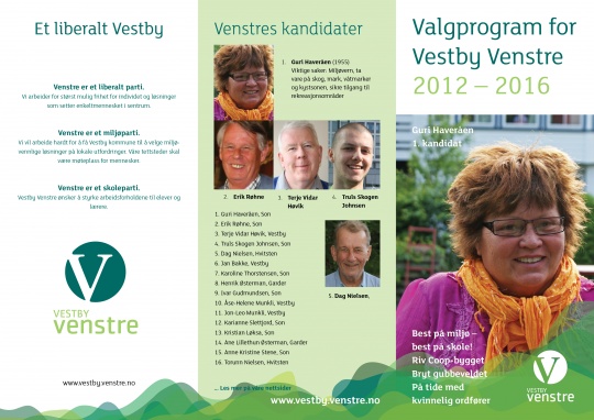 Vestby Venstres valgfolder 2011
