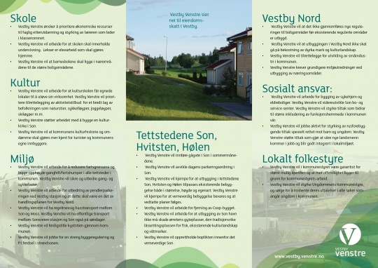 Vestby Venstres valgfolder 2011