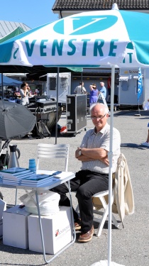 Øystein Smidt på stand