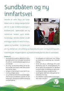 Flyer sundbåt og innfartsvei