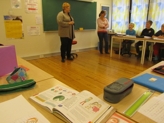 Trine Skei Grande underviser i politkk på Tyristrand Skole