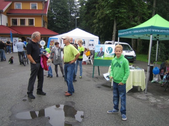  Flink kar på stand: Henrik Arctander.