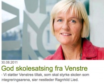  - Venstre har helt rett i at skolen trenger flere lærere med minoritetsspråklig bakgrunn, sier Utdanningsforbundets nestleder Ragnhild Lied. 