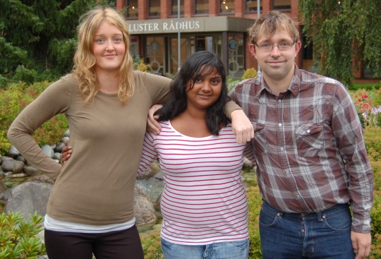 Ungdomskandidatane Jeanett, Sandhya og Magnus B