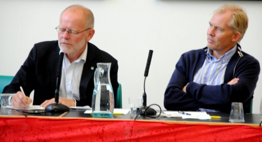 Dag Vige og Jan Oddvar Skisland (Ap) kulturdebatt Protestfestivalen 2011